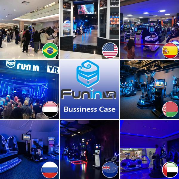 Rated load 400kg FPS Arena 9D Virtual Reality Simulator For Game Center