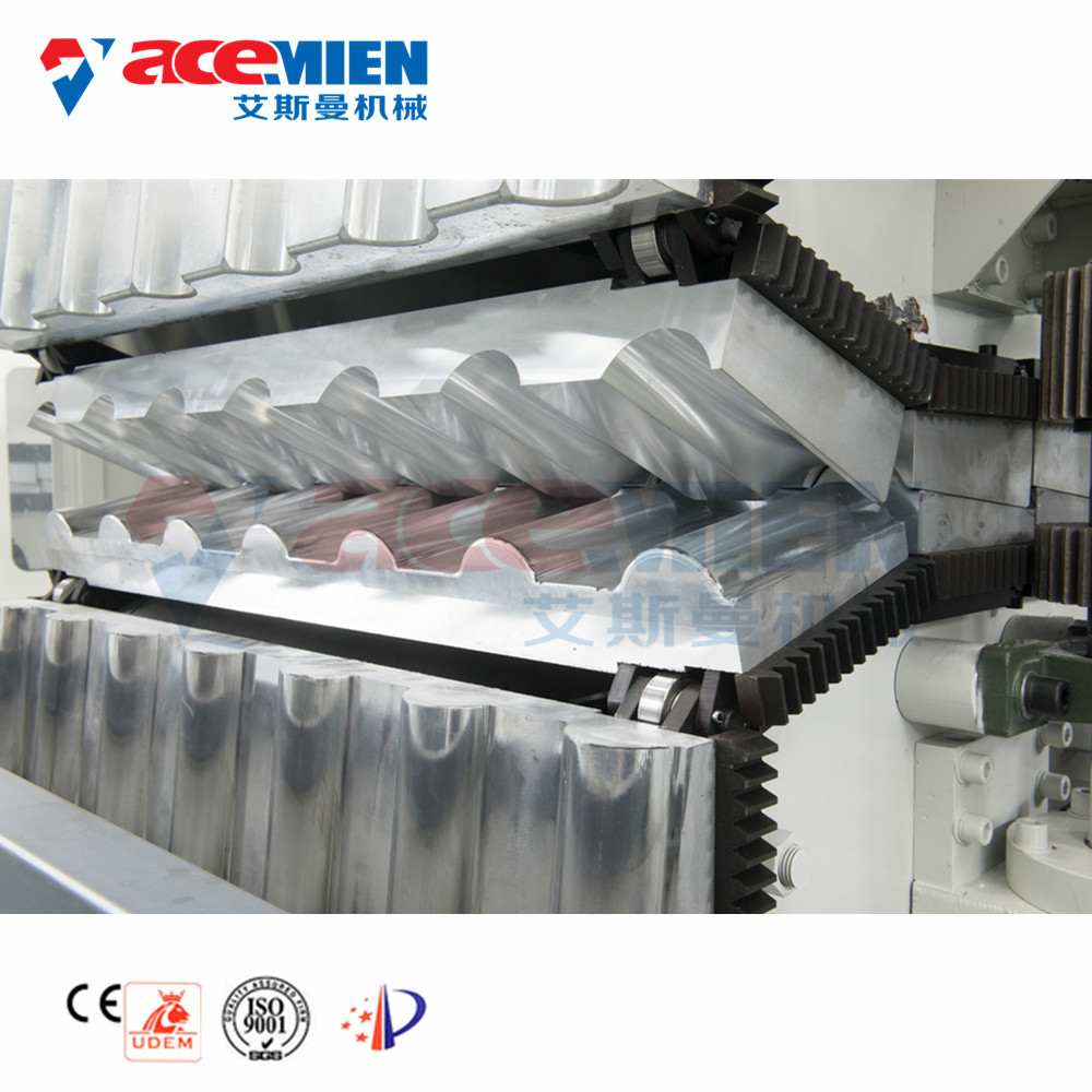 3MM PVC ASA Plastic 75kw Corrugated Roof Sheet Making Machine