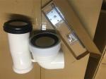 Wall Row Toilet Waste Connector No Cracks For Change Ground Row Displacement