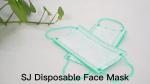 pure white color Non woven disposable face mask 3 ply layer disposable Face Mask