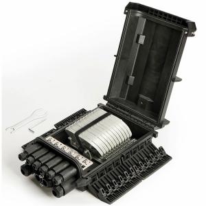 Wholesale IP68 144 Core Fiber Optic Connection Box 12*12 Fiber Splicing Tray With Micro Type Splitters from china suppliers