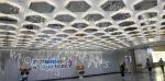 Hexagonal Decorative 1100 Aluminum Ceiling Panel For Deluxe Commercial Center