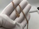 diamonds necklace 18kt gold with yellow gold