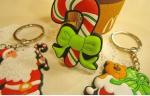 PVC keychain/ rubber keychain with custom logo