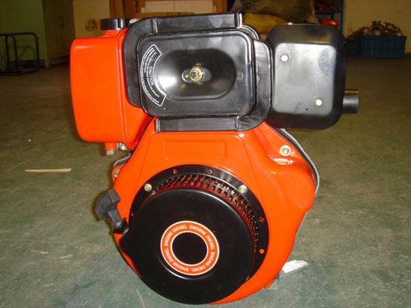 13HP 5.7KW Electric Starting Air Cooled Single Cylinder Small Diesel Engine