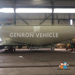 Wholesale GENRON 45 CBM 4 axles bulk cement trailers tank semi trailer for Libya from china suppliers
