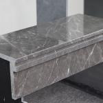 Grey Color Staircase Steps Floor Tiles Polished Marble Step Stairs Tiles