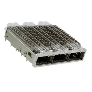 Wholesale TE 2057042-5 QSFP+ Cage Ganged (1 x 3) with Heat Sink Connector Included Lightpipe from china suppliers