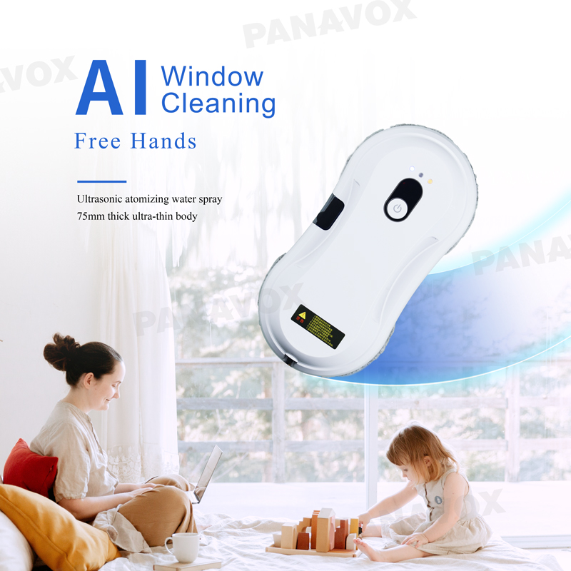 Outdoor Window Cleaner Robot 65dB 3mins/M2 Window Cleaning Robot For High Rise Buildings