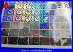 Transparent Adhesive Holographic Security Stickers 3d Hologram Printed