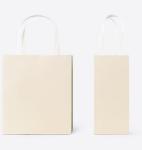 new handmade wedding customized design gift paper bag with ribbon handle