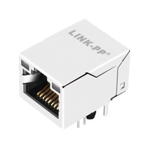 Wholesale 2250034-1 Magnetics RJ45 Jack 100BASE-T Tab Up With Leds from china suppliers