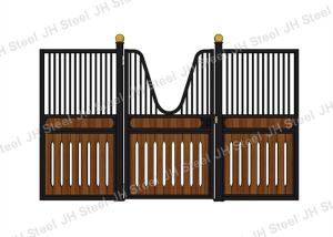 Wholesale Black Style European Horse Stalls Fronts Panel Steel Pipe Material from china suppliers