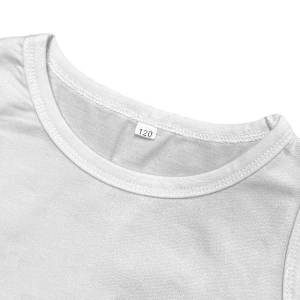 Custom Polyester White Sublimation Vest For Kids And Adult OEM / ODM Available