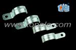 Pre - Galvanized One Hole Strap EMT Conduit And Fittings Unthreaded
