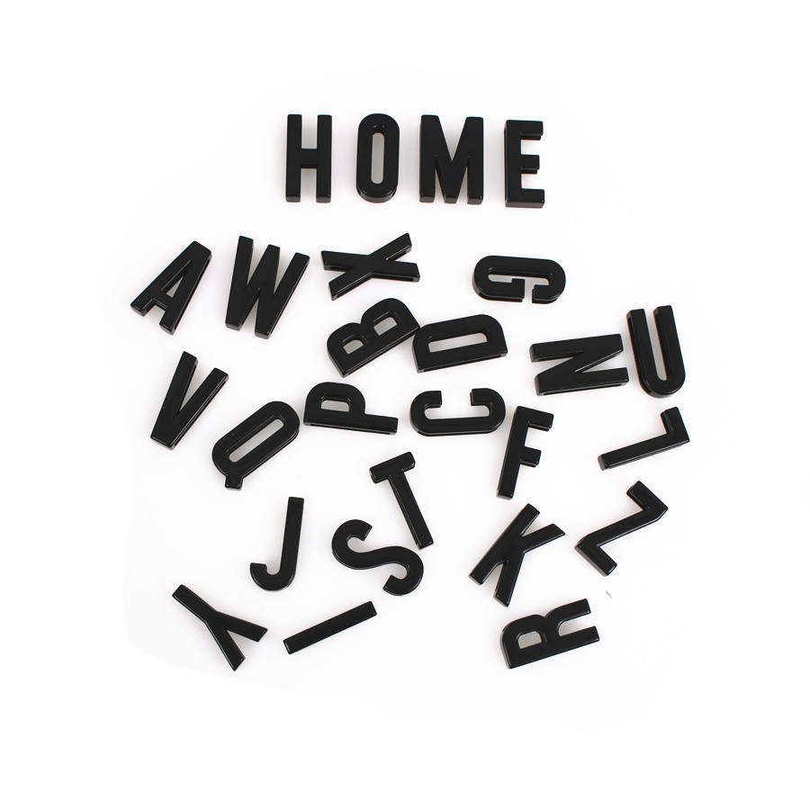 Letter Charms Buckle 19mm/25mm Zinc Alloy Metal A-Z Alphabet Slide Buckle Accessories Wholesale