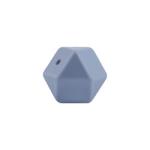 17mm Hexagon Silicone Teething Bead Eco Friendly Safety Chewable For Baby