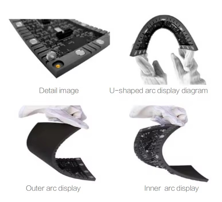 Custom Indoor Flexible LED Display P2 P3 P4 P5 LED Video Wall Panel ODM
