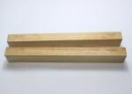 Natural Style Slide Top Wooden Box , Laser Engraved Logo Pine Wooden Pencil Box