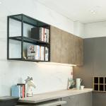 L Shape Professional Custom Made Small Kitchen Cabinet PVC Kitchen Cabinets
