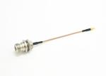 Custom N / MCX Cable Assembly Microwave Cable Assemblies Au Plated 50Ω Impedance