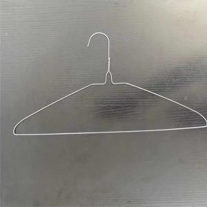 Wholesale Durable 16 Inch 1.9mm Galvanized Wire Hangers For Dry Cleaner Silver Color from china suppliers