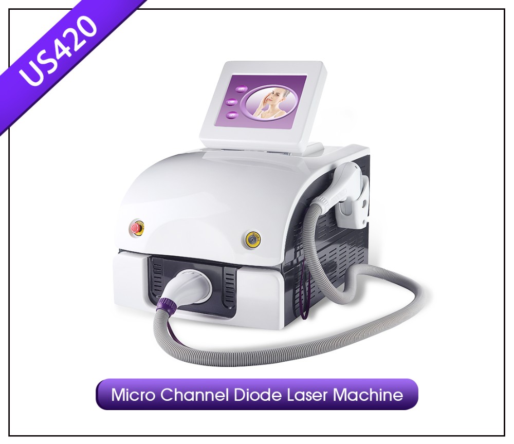808nm Diode Laser Hair Removal Machine With 10.4" Color Touch LCD Screen