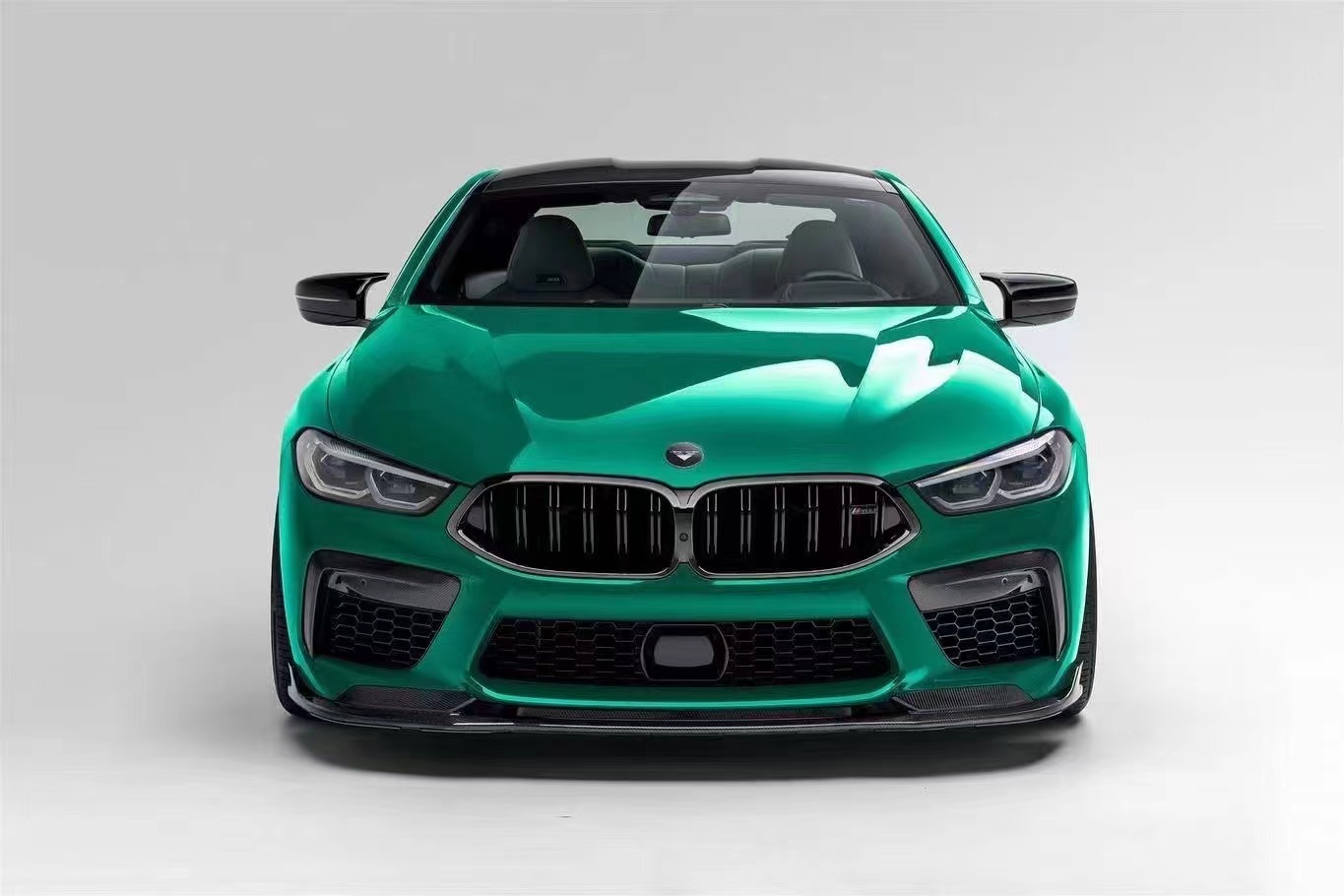For BMW M8 Carbon Fiber Body Kit M8 Upgraded Vors Style Carbon Fiber Front Lip Diffuser Spoiler Side Skirt Body Kit