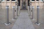 Outdoor Stainless Steel Bollards / Parking Lot Bollards With Easy Carry Lifting