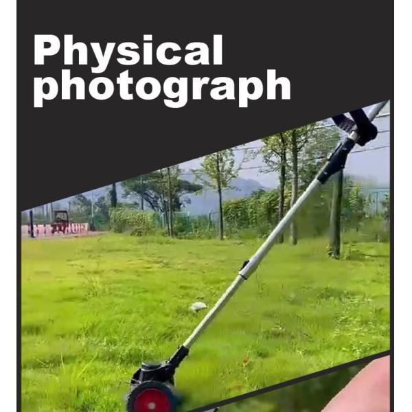 2000mAh Battery Operated Weed Eater , Anti Slip Cordless String Trimmer With Wheels