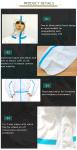 CE PPE EN14605 Type 4 Disposable Coveralls Breathable Hooded Coverall Suit