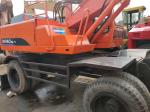 Used Doosan Wheel Excavator 0.6m3 Bucket Capacity 2010 Year For Construction