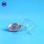 Leakage Proof 8oz Clear Plastic Soda Can Disposable Fully Airtight