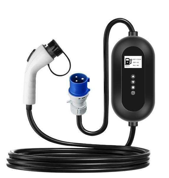 22kW Electric Car Charger Portable 32A Three-Phase AC Charging Station for