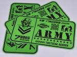 Custom printed green and black color outdoor UV resistant army tactical series