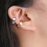 Ear Clip Non Piercing Earrings Fake Earrings for Men Circle Round Earring