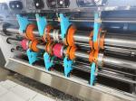 Semi Automatic 2 Color Printing Slotting Machine Chain Feeding Printer Slotter