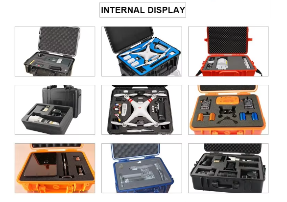 Corrosion Resistant Rotomolding Plastic Military Box Army Green Plastic Tool Case