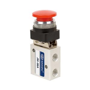 Wholesale Plat Round Hand Operated Air Directional Control Valves Stop Type Mechanical Air Valve from china suppliers