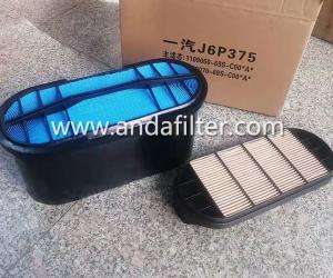 Wholesale High Quality Air Filter For FAW J6P375 1109060-69S-C00 1109070-69S-C00 from china suppliers