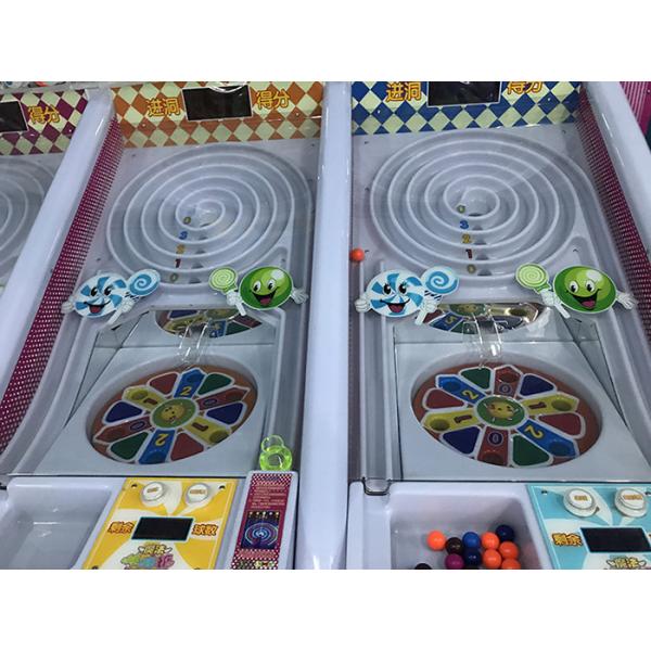Indoor Coin Operated Amusement Machines , Redemption Arcade Games Colorful Lights