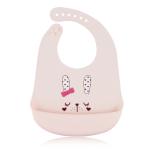 Monkey Shape Soft Silicone Bib , Adjustable Bibs Supreme Silicone