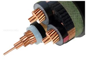 Wholesale 19/33KV Three Core Screened High Voltage XLPE Insulated Cable 3x300SQMM from china suppliers