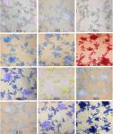 Colorful Polyester 3D flower embroidered Lace fabric for women garments