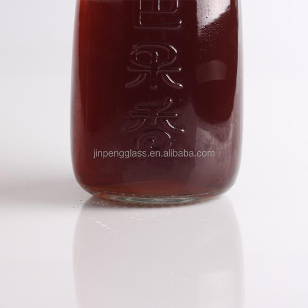 Bottle Color Clear Super Flint Glass 750ml Juice Glass Bottle with Aluminum Lid