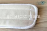 Blue Color Piping Side Microfiber Wet Mop Pads Twisted Pile Mop Heads Mop