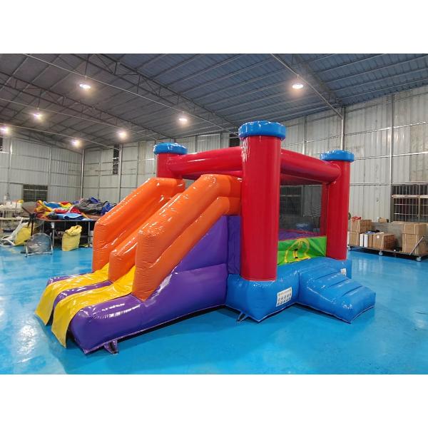 Commercial High Quality Inflatable Jumping Castle With Dry Slide Inflatable Bounce House With Slide Combo For Kids