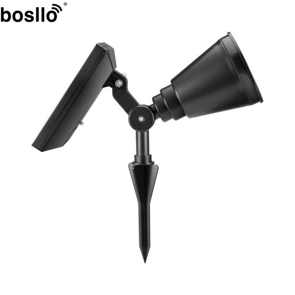 Solar Garden Lamps Waterproof solar garden lights in Black for Modern Gardens