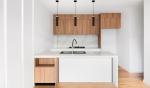 Wood kitchen cabinets set from Guangdong supplier modern cuisine complete design