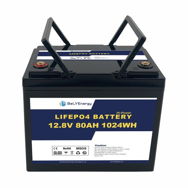 Inbuit BMS 12V 80AH Lifepo4 Battery For Medical Consumer Electronics Solar